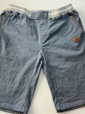 Men's Athletic Shorts with Elastic Waistband - Slate Blue